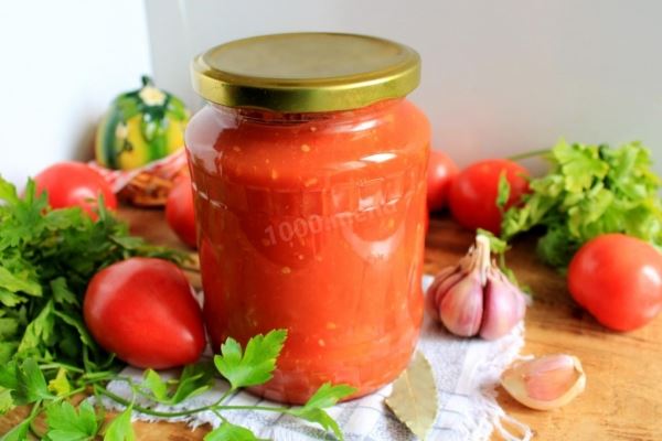 Помидоры в томатном соке на зиму консервированные