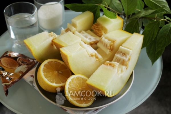 Варенье из дыни с корицей и лимоном на зиму